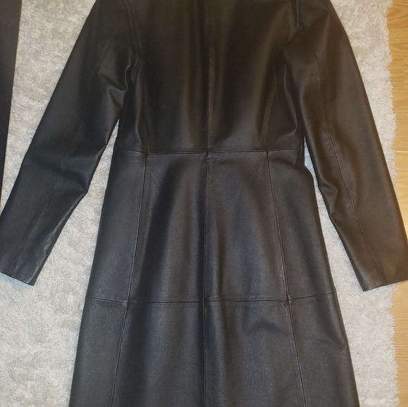 Bebe leather coat with fur - Picture 2 of 3